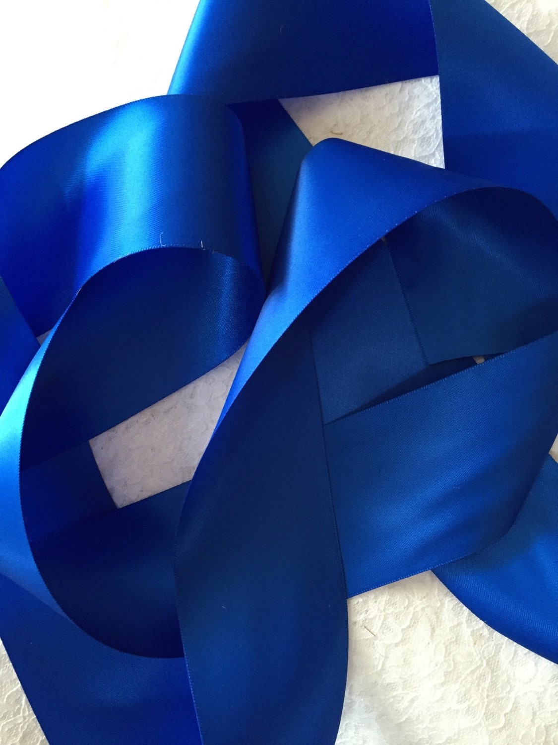 Blue Satin Ribbon/Royal Blue Satin Ribbon/Blue Bridal