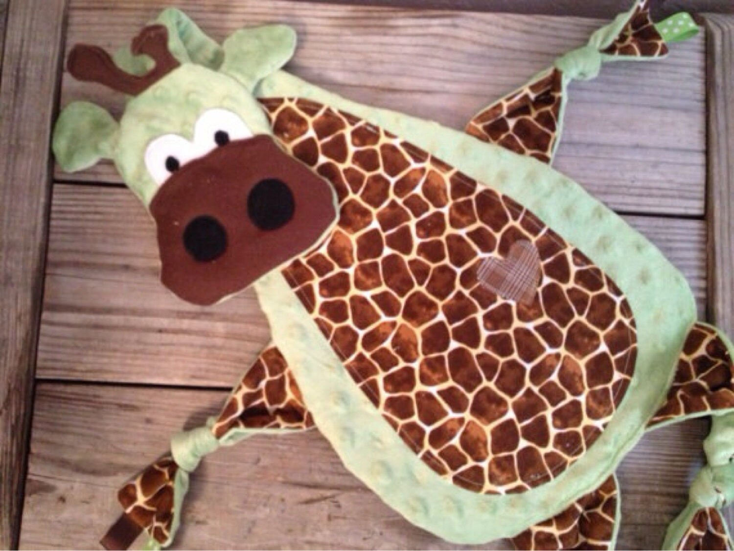 Giraffe Blanket Giraffe Blankie Giraffe Lovie Security