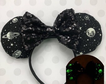 Glow in the Dark Space Inspired Ears