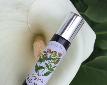 Organic Herb Mascara, 99% Food Grade, Vegan, Trending! Mini BLACK, Mica & Oxide Free, Gluten-Free, Nourishing, Strengthening, Trial Size