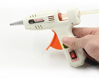Accessories Glue Gun, High Temperature Melting Glue Gun, Flexible Trigger Glue Gun, 25W Glue Gun, Hot Melt Glue Gun HZJQ01