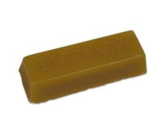 Organic Beeswax, pure and natural 1 ounce block ( 1 OZ ) 100% Bees Wax