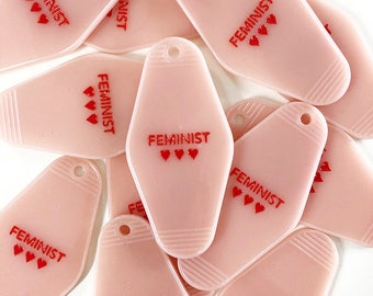 Feminist Motel Keychain