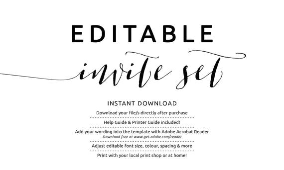 invitation template download free