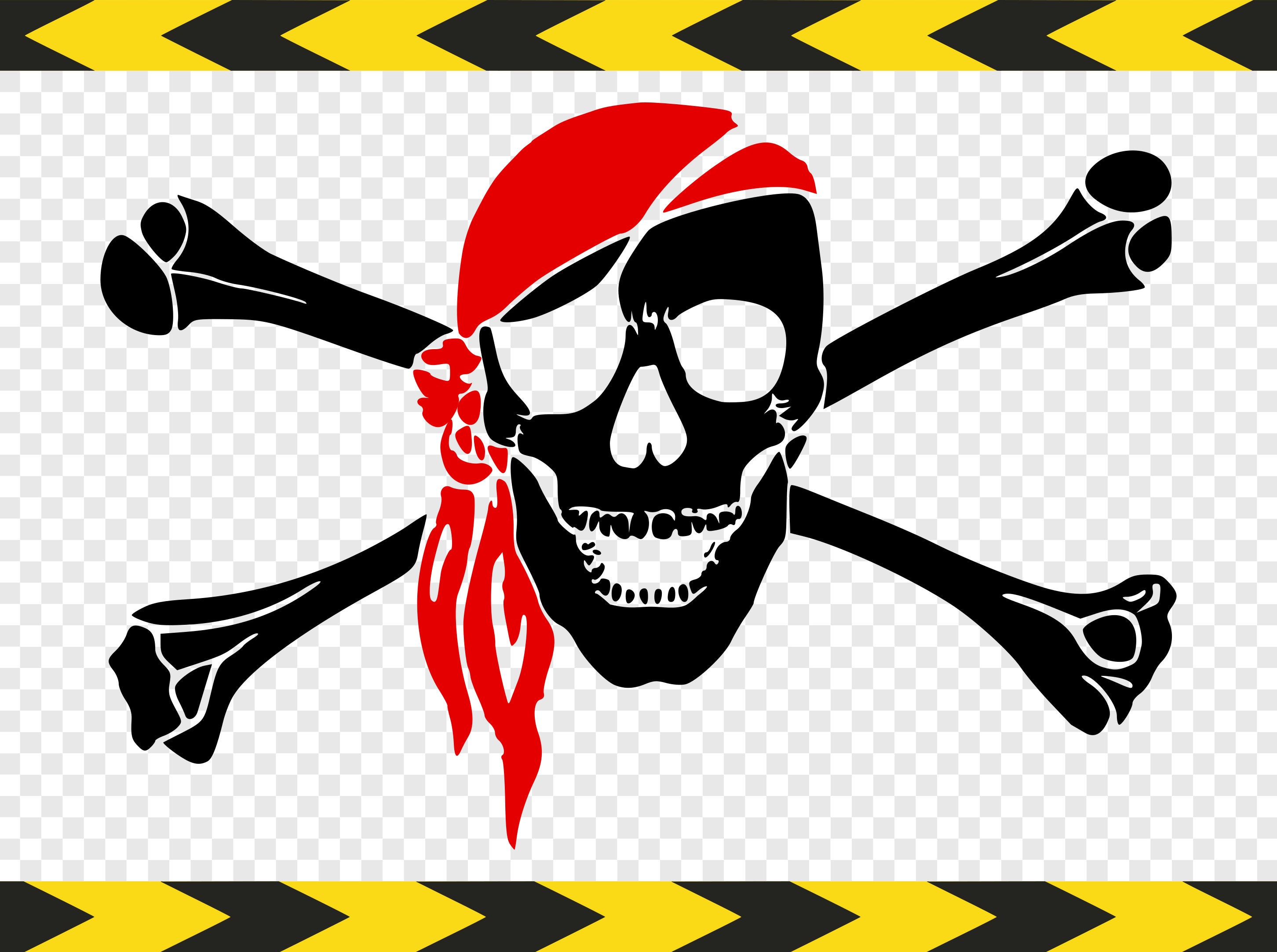 Download Skull and crossbones Svg Pirate skull Clipart Cut files for