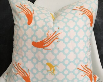 Octopus Pillow Cover 16x16