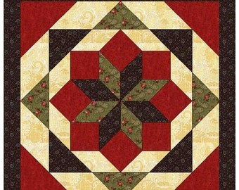 Light weight, easy to install Mountain Star Barn Quilt with Free Shipping, 2'x2', 3'x3', 4'x4' Ships in about one week.