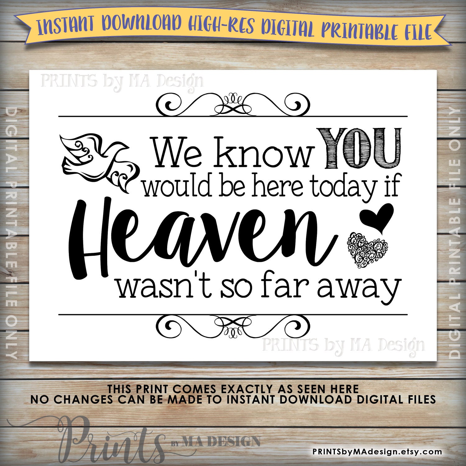 heaven-sign-we-know-you-would-be-here-today-if-heaven-wasn-t-so-far