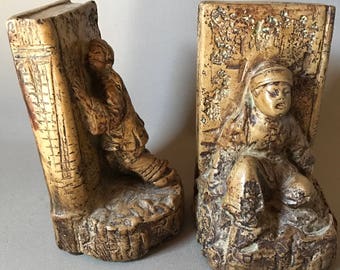 Vintage bookends