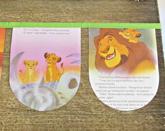 The Lion King Birthday Bunting - Banner Party Baby Shower - Disney Simba Mufasa Garland