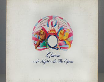 Queen A Night At The Opera 1975 EMI Records Original Classic Rock Vintage Vinyl Record LP
