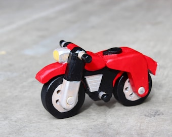 Wooden Toy Motorcycle