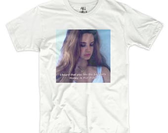 Do you like the bad girls? T Shirt Lana Del Rey Womens Graphic Tee Logo Tshirt Girls Printed Top Lana Shirt S M L XL