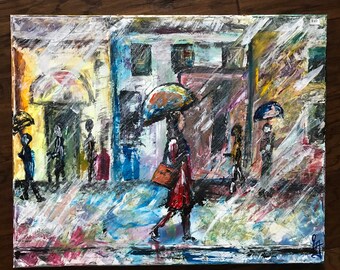 Rainy Day Original Painting