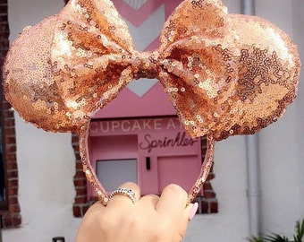Rose Gold Minnie Ears