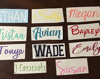 FREE SHIPPING - DIY Iron On Name