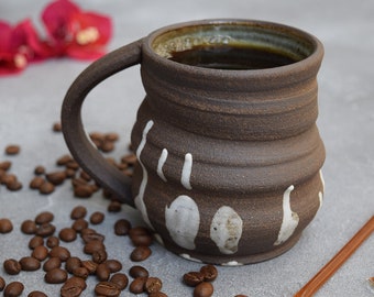 Coffee Mug, Handmade Ceramic Mug, Ceramic Mug, Ceramic Coffee Cup, 14 oz