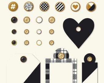 My Minds Eye - Yes, Please Collection - Decorative Brads
