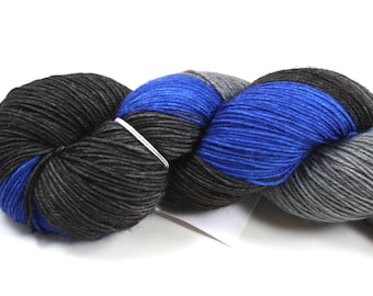 Mr. Carson--hand dyed sock yarn, BFL and nylon, (464yds/100gm)