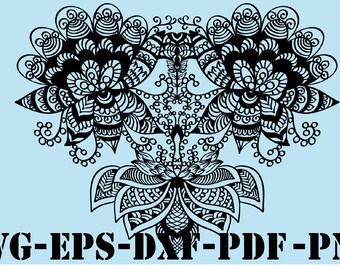 Download Mandala cross svg / zentangle cross svg / mandala for cricut