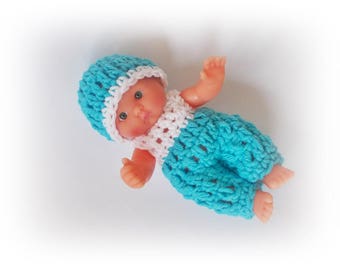 Mini Baby Doll Clothes Crochet Baby Doll Clothing Crochet Baby Doll Clothes Set Crochet Baby Doll home decor