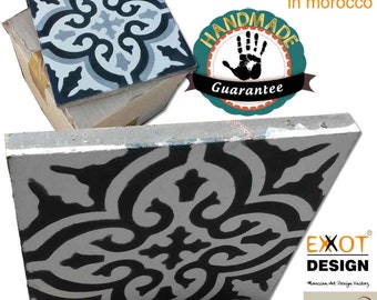 Original Moroccan Cement Tiles 28.8 m2 1 to 5 colours 100% manual work