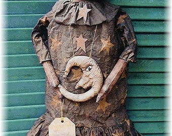 The Country Cupboard Bewitched Folk Art Halloween Doll Pattern