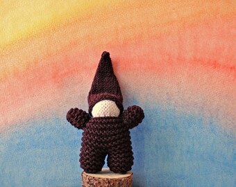 Rainbow Gnomes Knit gnome doll Gnome doll Waldorf Inspired Hand Knit Gnome Wool Gnome Waldorf toy Knit doll gnome Soft gnome Baby gnome doll