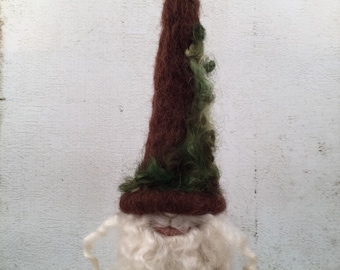 Needle Felted Gnome - Bottle Toppers - Needle Felting - Gnome Art - Holiday Decorations - Handmade Christmas Decorations - Hostess Gift
