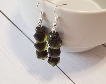 Dangle Optical Illusion Earrings