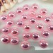500pcs 4MM Light Pink Half AB Pearl Cabochons Round Flat Back Faux Pearl