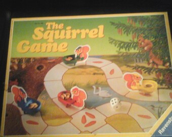 Vintage The squirrel game 1987