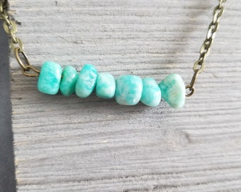 Antiqued Amazonite Bracelet