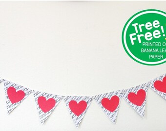 Valentine's Minimalist 6-ft Banner (Printed on Banana Paper, Not Trees!)