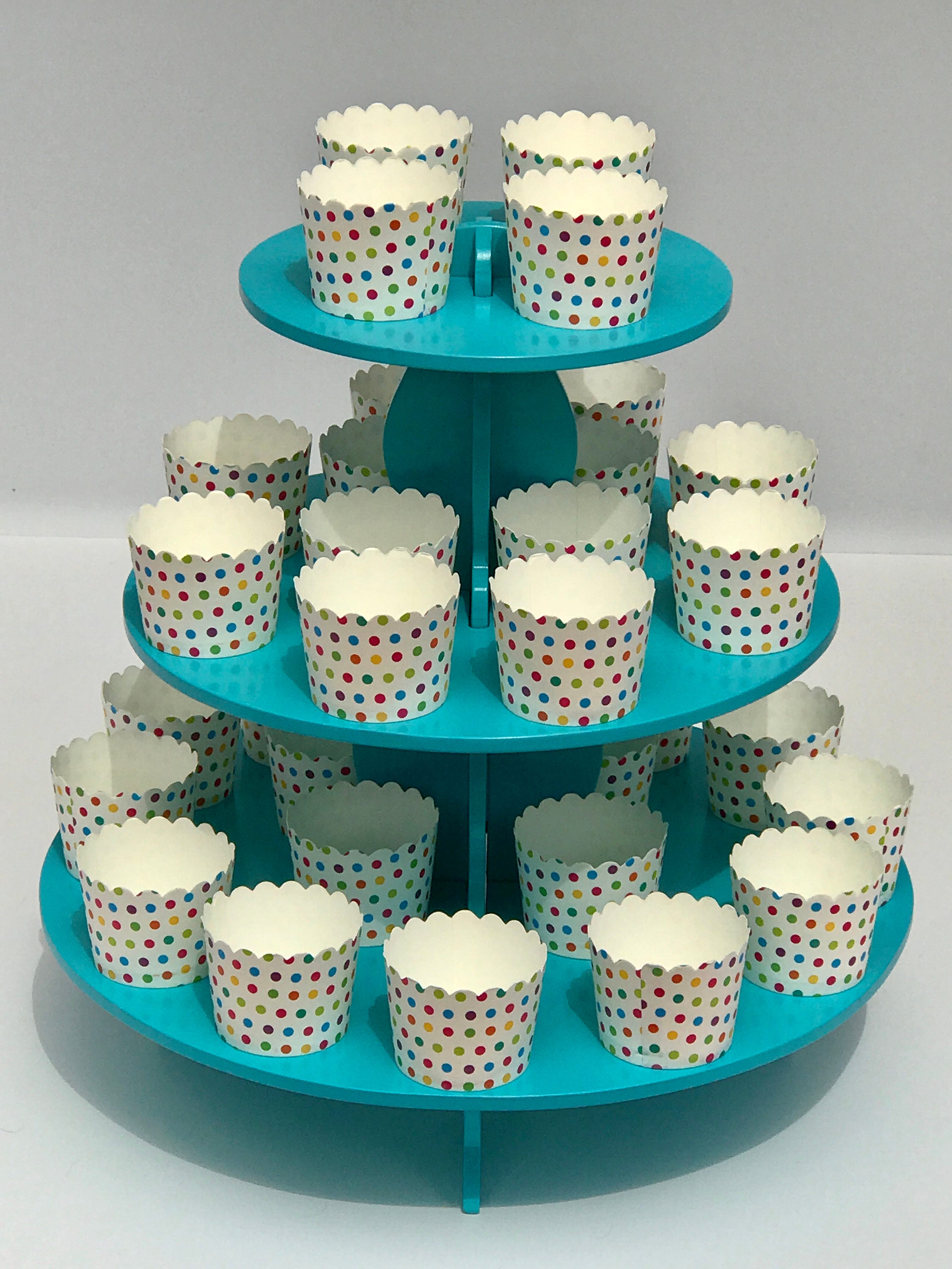 3 Tier Blue Cupcake Stand/Dessert Stand