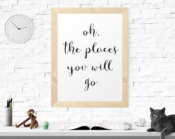 oh the places youll goembroidery hoop arttravel