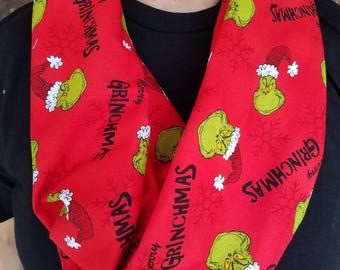 The Grinch who stole Christmas merry grinchmas scarf
