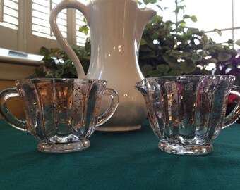 Vintage Creamer and Sugar