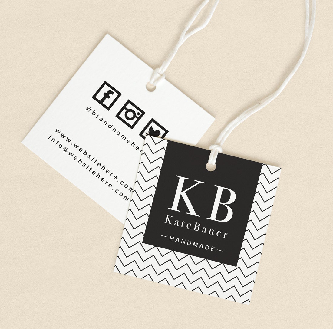 Textile Tags Printed Label Custom Hang Tags Product Label