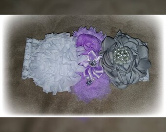 Purple baby headband