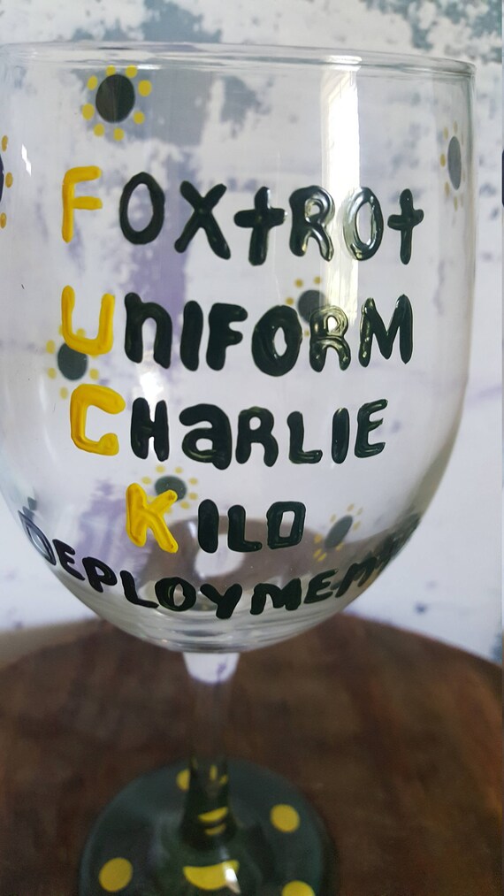 Deployments Suck Wineglass, Army Wife, Military Wife, Navy Wife, Marine Wife,