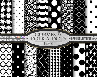 Black Polka Dot Digital Paper White And Printable Patterns Scrapbook Black Polka Dot Digital Paper White And Printable Patterns Scrapbook