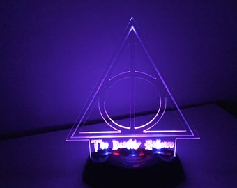 Deathly Hallows LED Nightlight or Desk Lamp. Harry Potter.