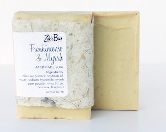 Frankincense & Myrrh Handmade Soap