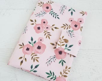 Floral Diaper Clutch Bag | Small Baby Girl Diaper Bag | Diaper Bag Organizer Pouches | Nappy Wallet | Nappy Pouch