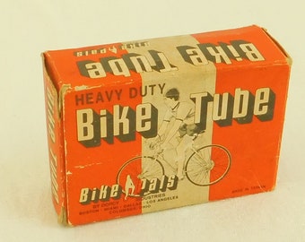Vintage Bike Bicycle Inner Tube, Bike Pals, 27", Dorcy, Shop Display, Original Box, Diorama, Gift for Cyclist, Retro Part, Cycling Tube, Old