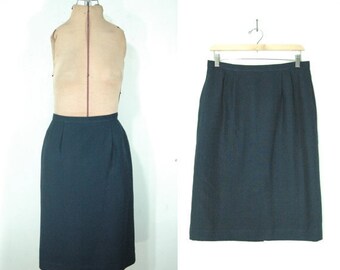 Vintage Pencil Skirt (1960s-1980s)