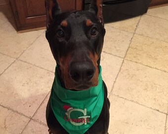 Personalized Christmas Dog Bandana