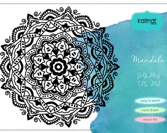 Download Lotus Mandala svg Lotus vector clipart Yoga svg Namaste