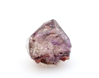 Amethyst and Smoky Quartz "enhydro" crystal from Zimbabwe - 15gm / 26mm x 25mm x 21mm (F56413)